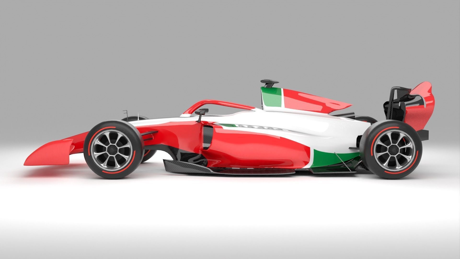 F2 2025 Low-poly 3D model_11