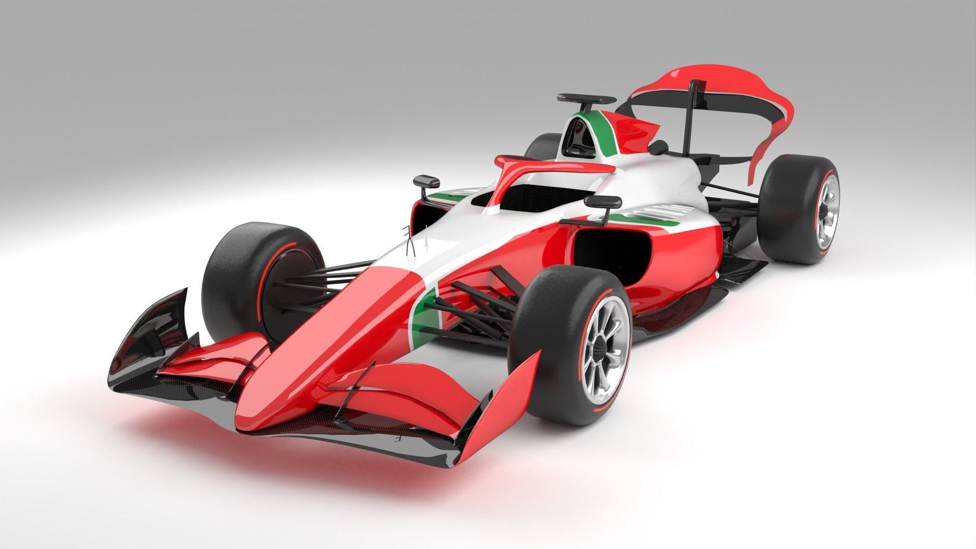 F2 2025 Low-poly 3D model_7