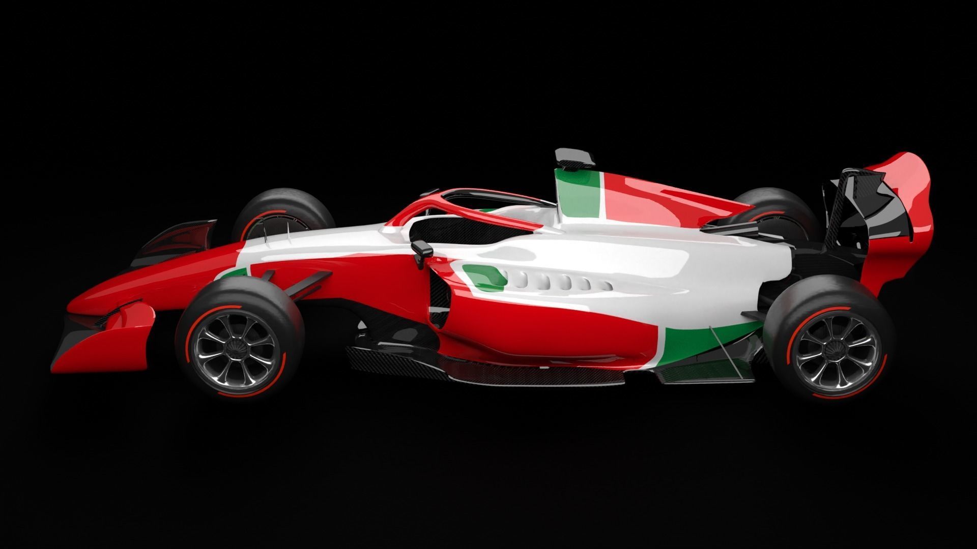 F2 2025 Low-poly 3D model_13