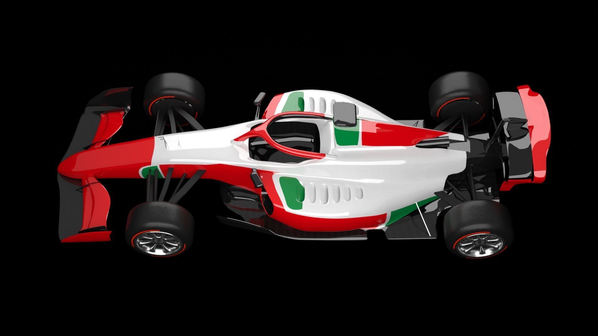 F2 2025 Low-poly 3D model_16