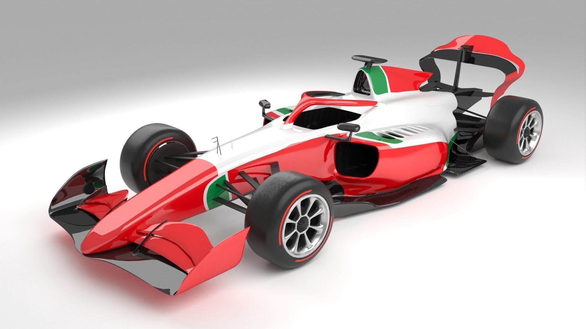 F2 2025 Low-poly 3D model_3