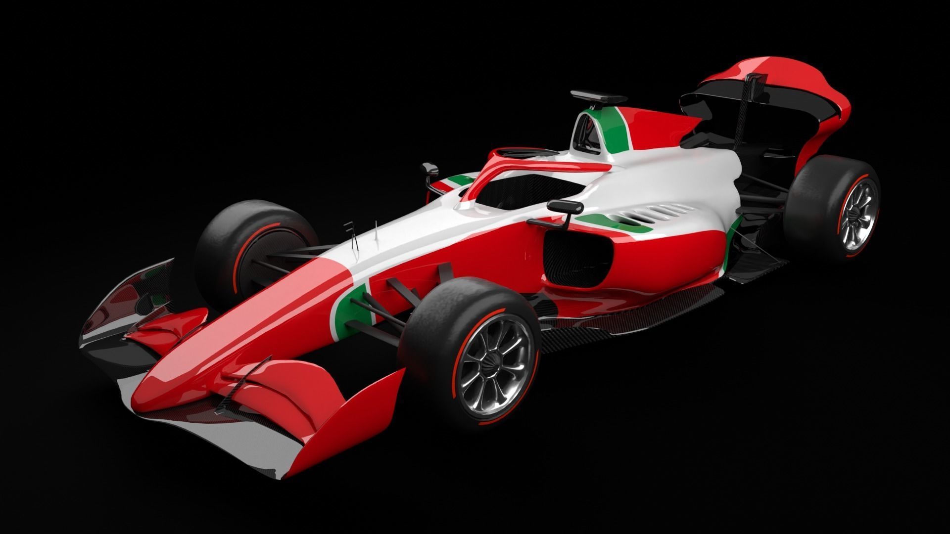 F2 2025 Low-poly 3D model_1