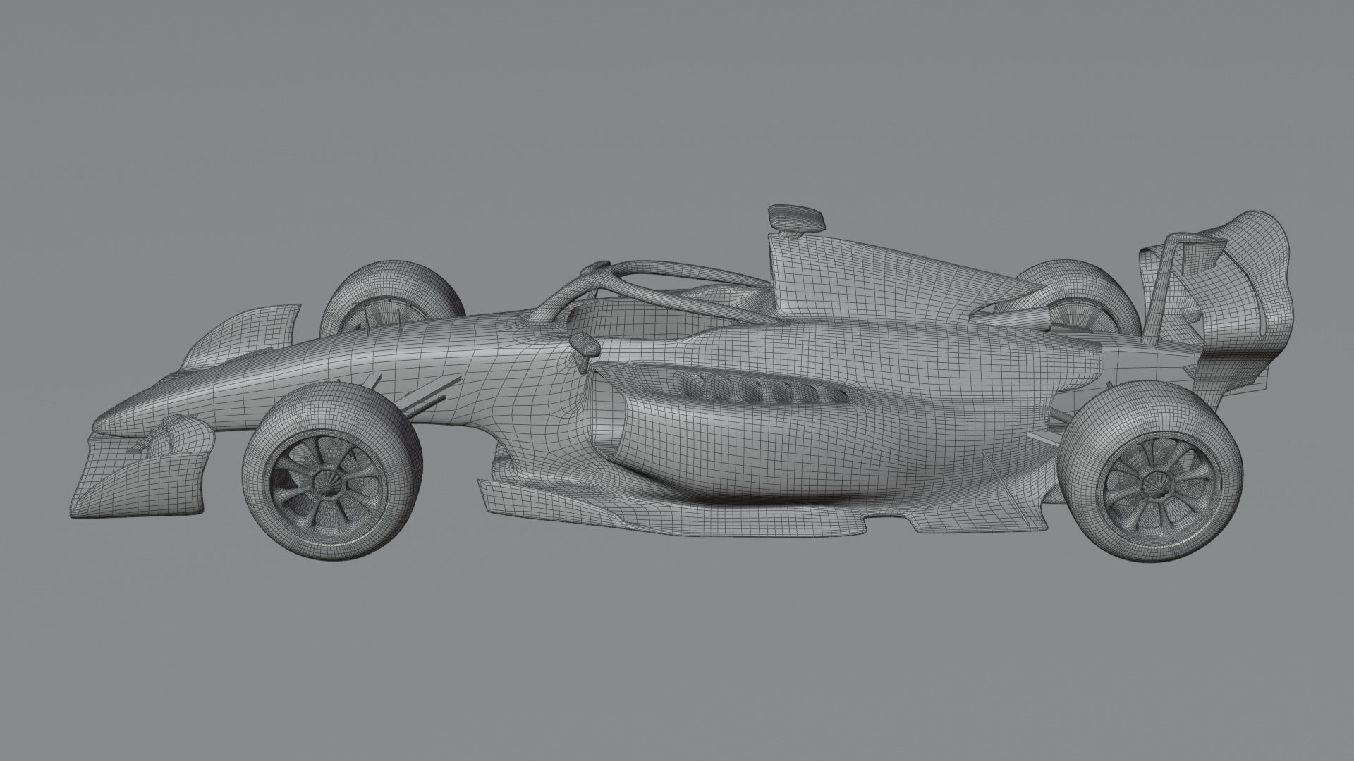 F2 2025 Low-poly 3D model_14