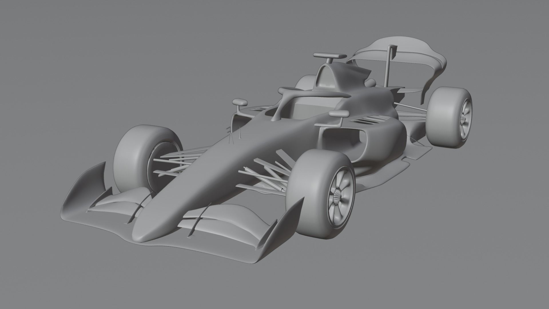 F2 2025 Low-poly 3D model_8