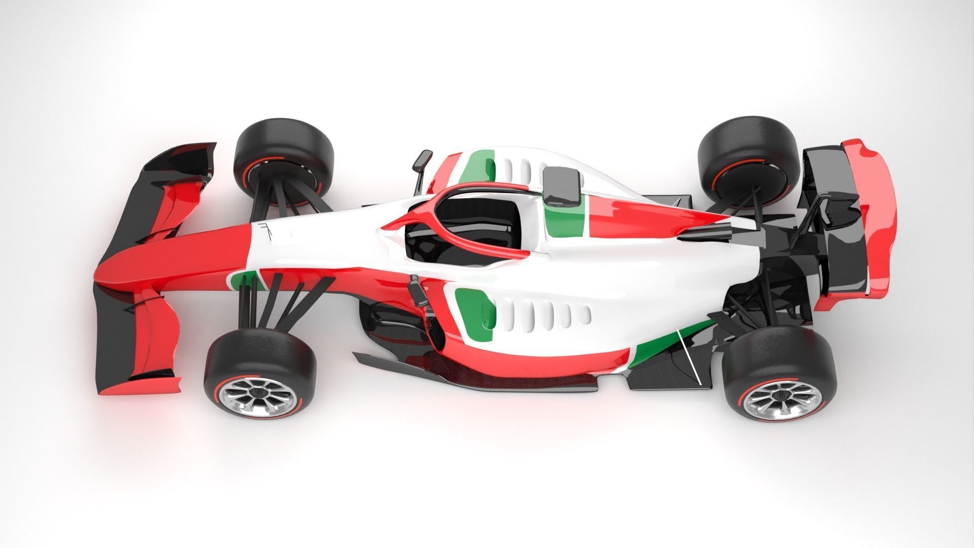 F2 2025 Low-poly 3D model_18