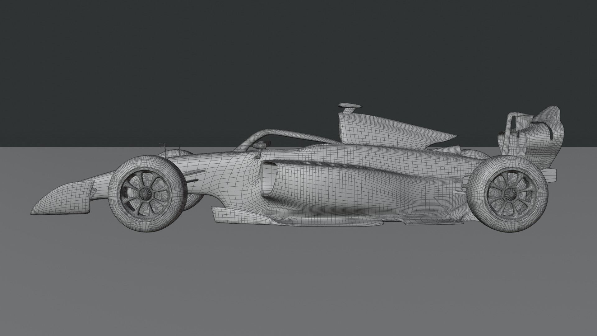 F2 2025 Low-poly 3D model_10