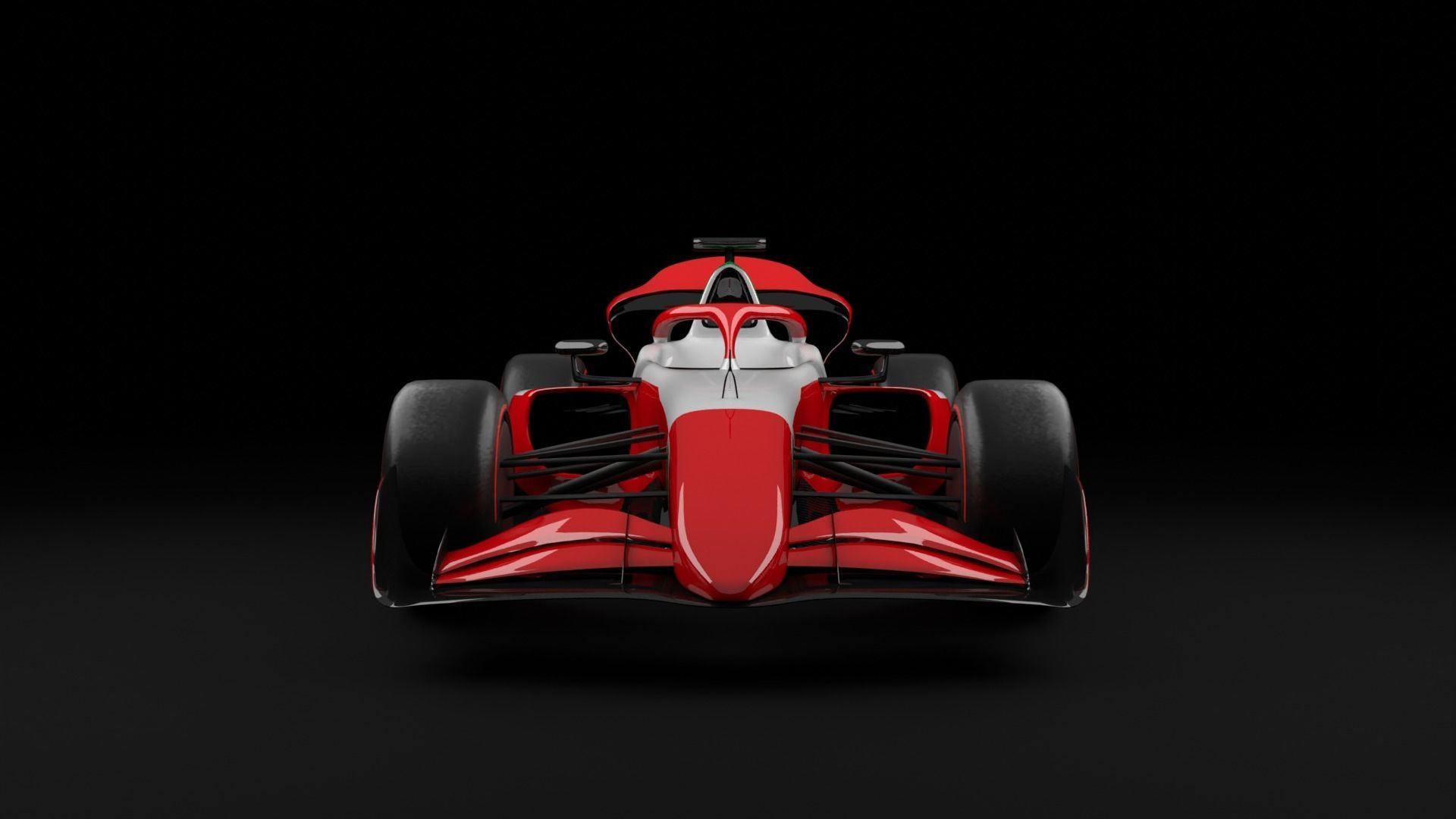 F2 2025 Low-poly 3D model_23