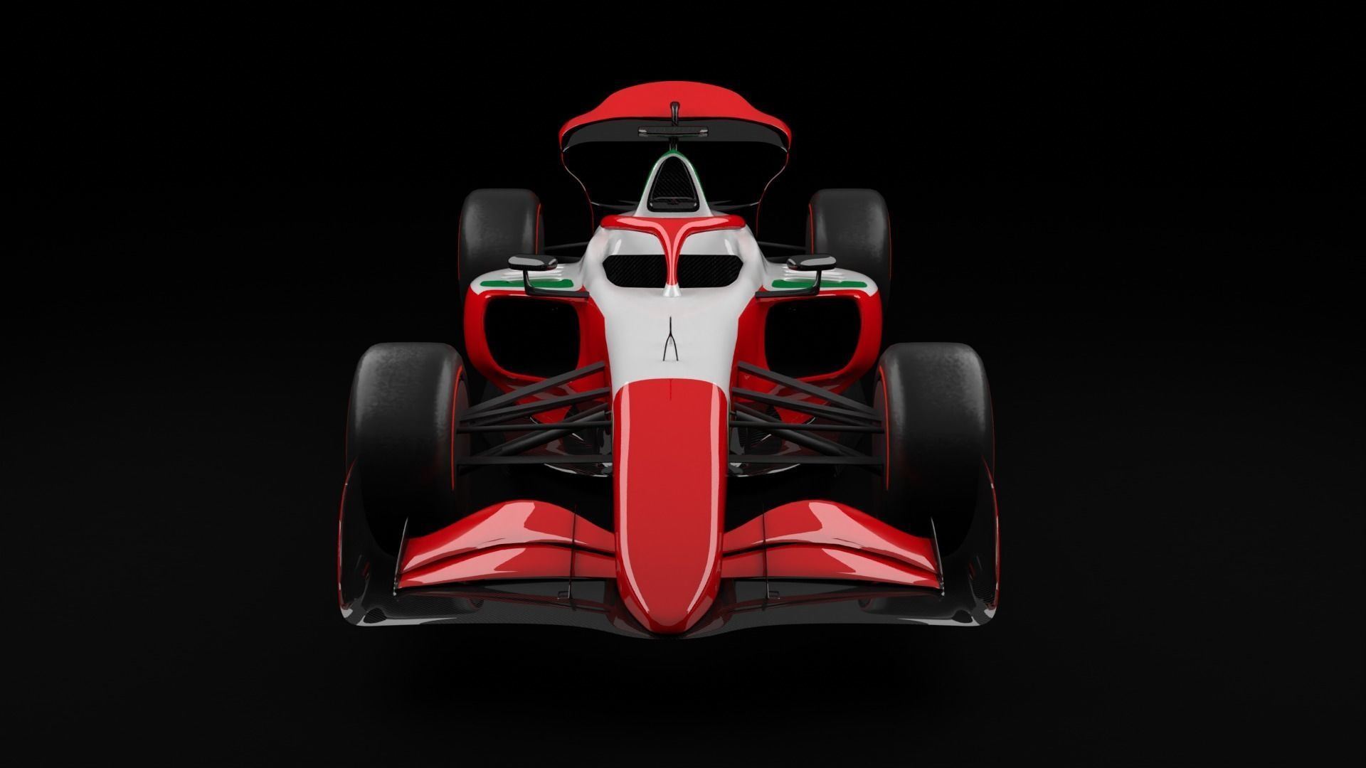 F2 2025 Low-poly 3D model_19