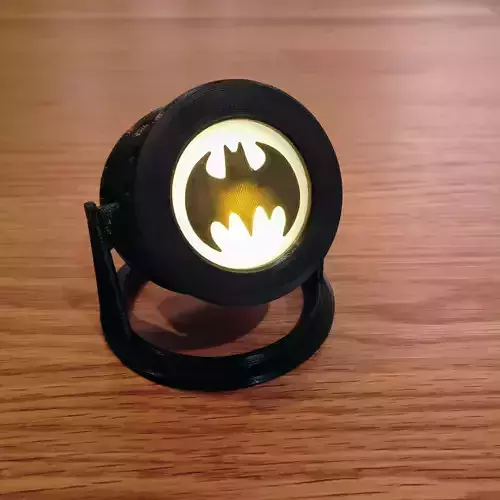 Batman signal LED tea light 3D print model