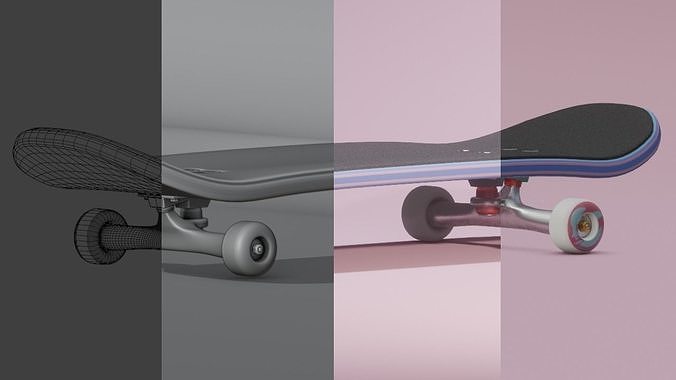 Skateboard 3D model