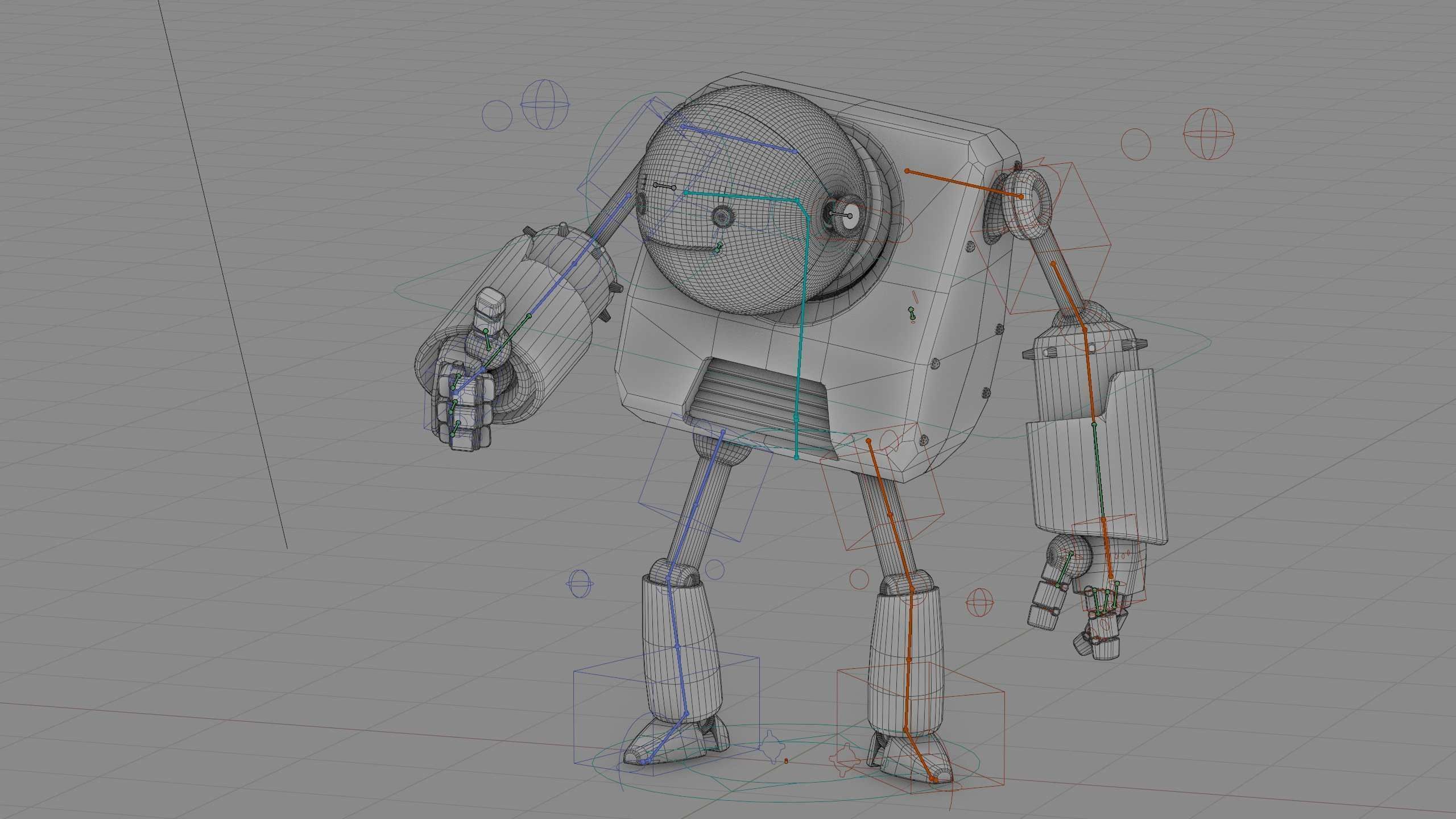 TOON BOT FOGH Rigged for Unreal Engine - Unity - MIXAMO  3D model_41