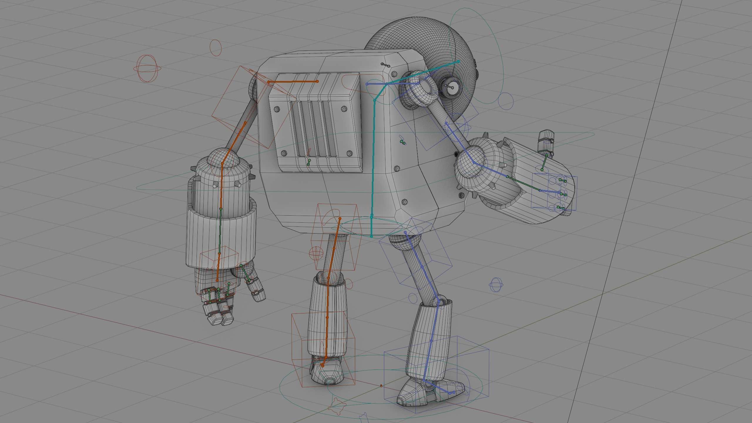 TOON BOT FOGH Rigged for Unreal Engine - Unity - MIXAMO  3D model_42