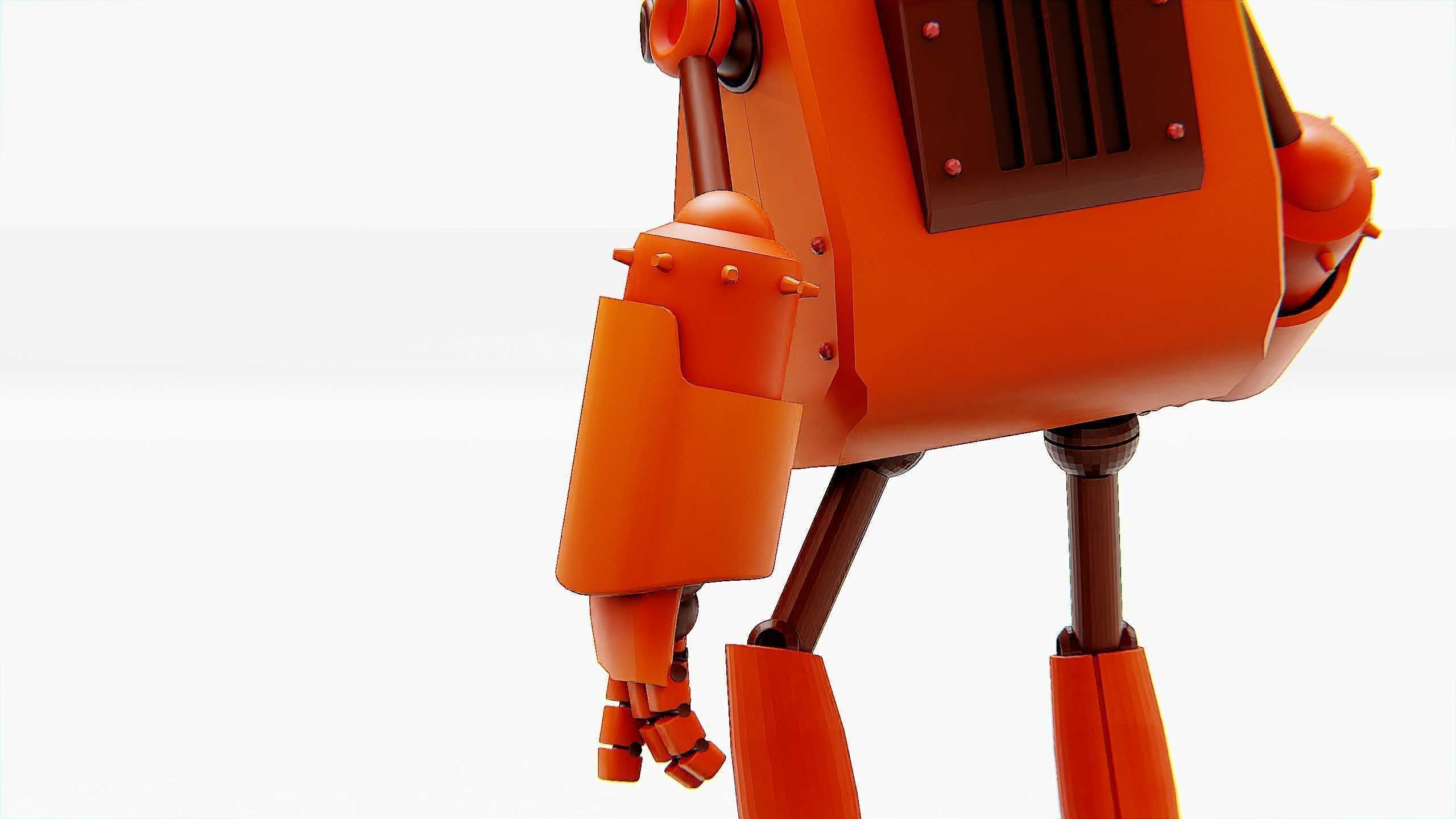 TOON BOT FOGH Rigged for Unreal Engine - Unity - MIXAMO  3D model_22