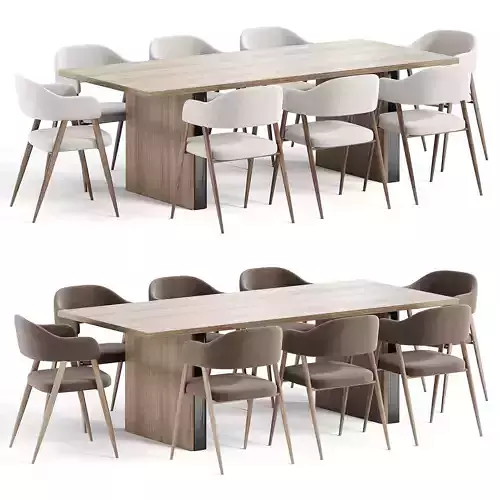 Twin Chair and Cover Flat table