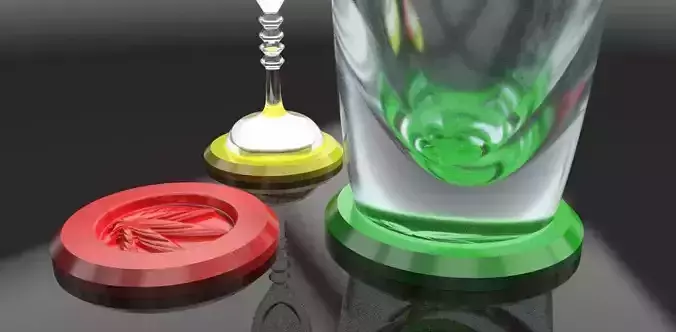 A cannabis themed coaster