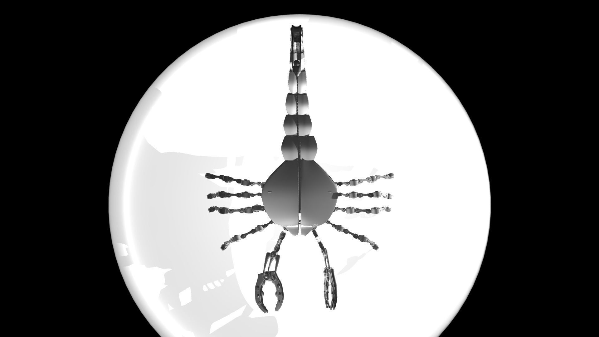 Scorpion Robot 3D model_2
