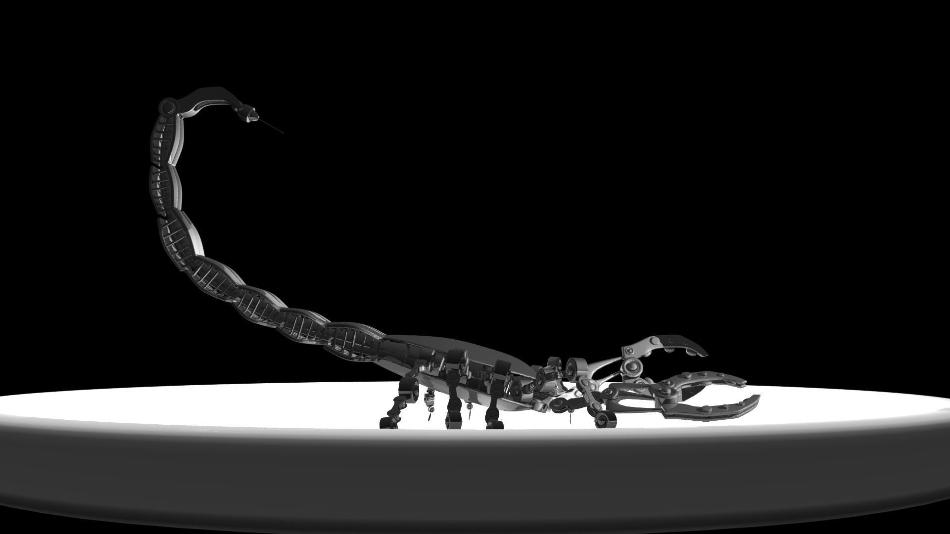 Scorpion Robot 3D model_1