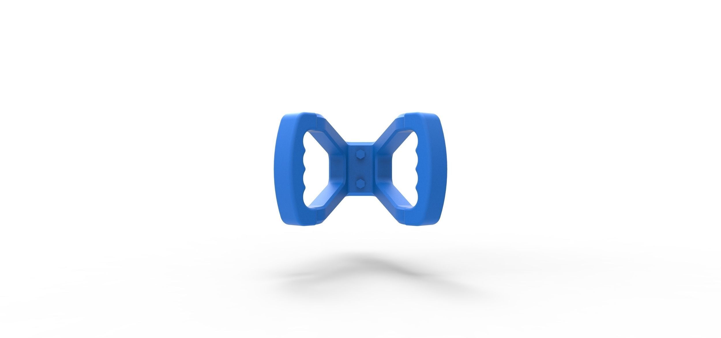 Butterfly Steering Wheel Scale 1 to 25 3D print model_11