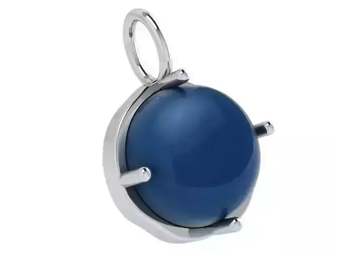 Round Cabochon Pendant 4373