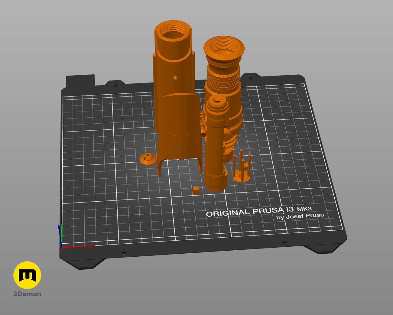 Vaylin lightsaber 3D print model_3