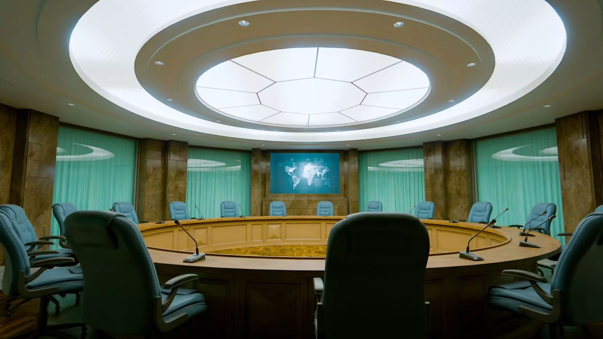 Conference Room Low-poly 3D model