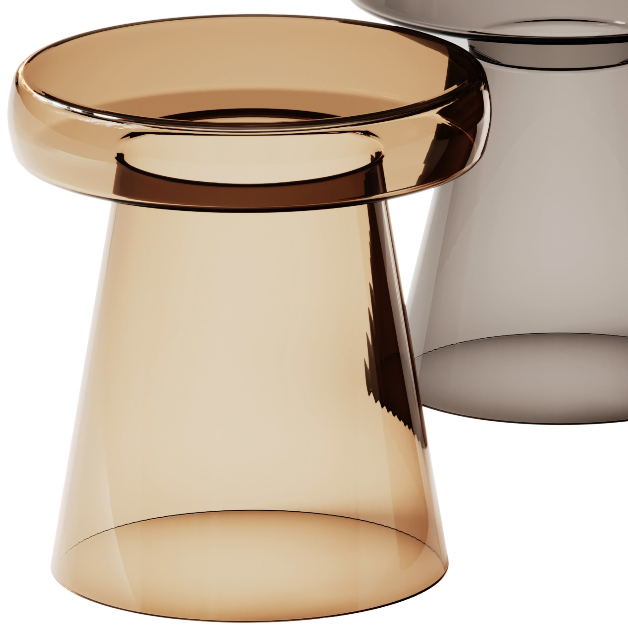 Caldera and Laguna Side Tables set 3D model_3