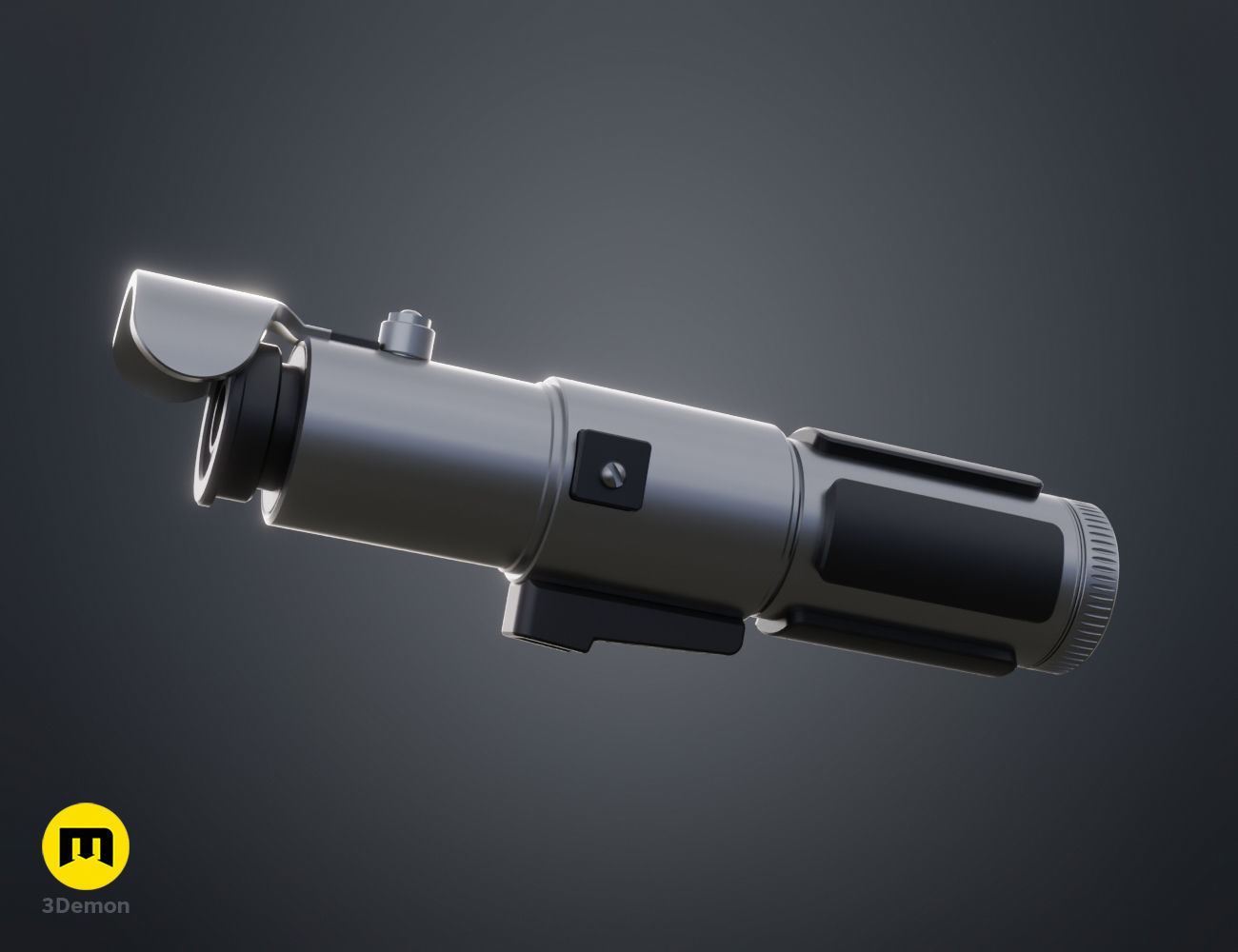 Yoda lightsaber 3D print model_7