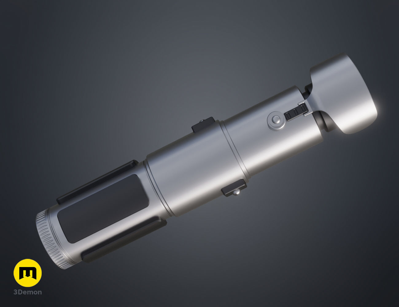 Yoda lightsaber 3D print model_11