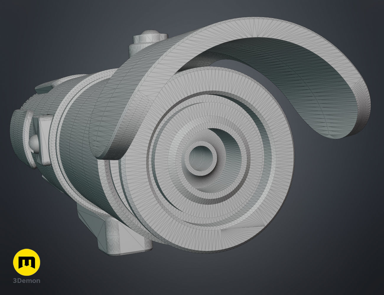 Yoda lightsaber 3D print model_17