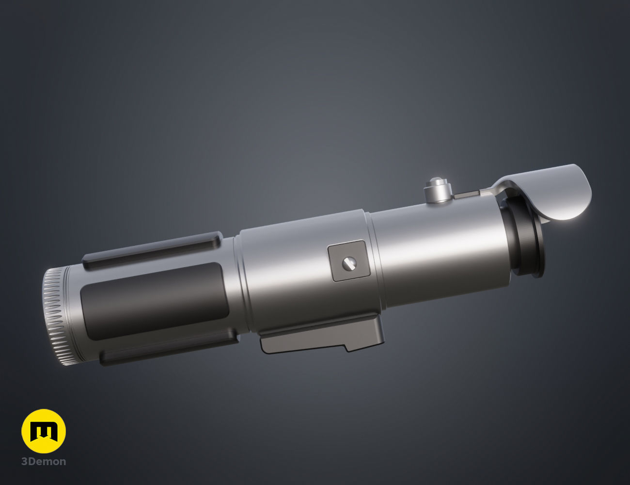 Yoda lightsaber 3D print model_13