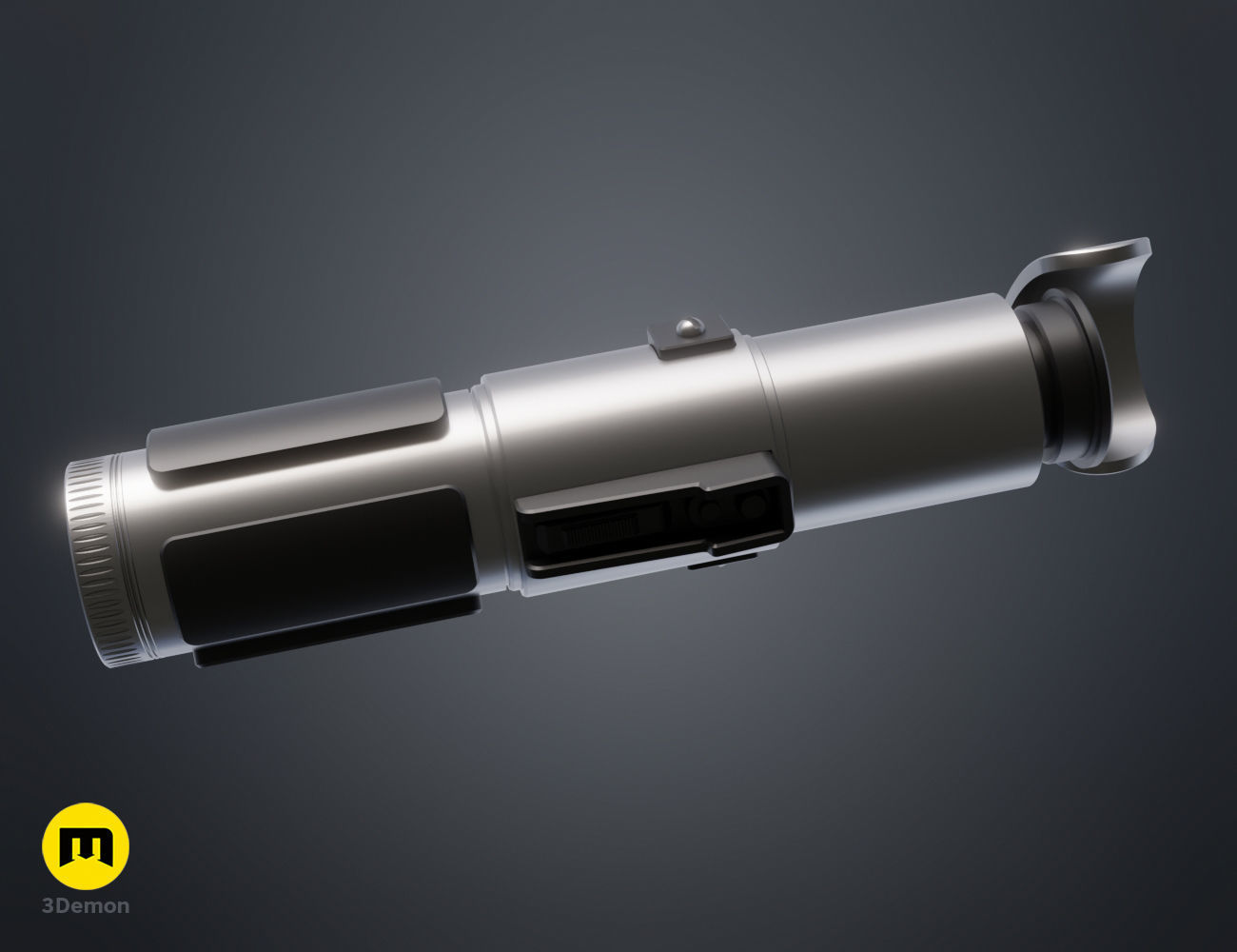 Yoda lightsaber 3D print model_9