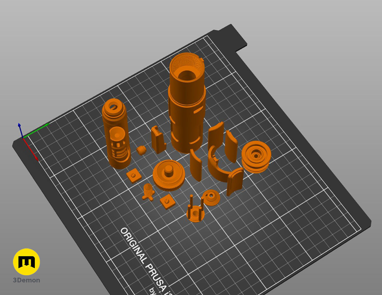 Yoda lightsaber 3D print model_5