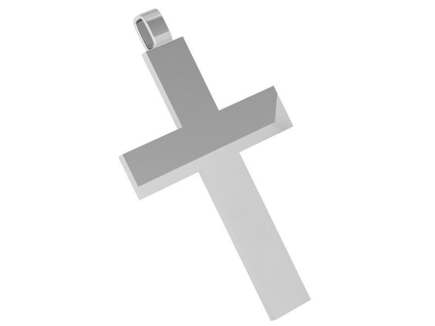 Cross Pendant 4458 3D print model_4