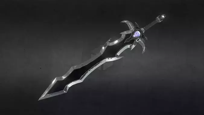 Legendary sword made of dragons magic