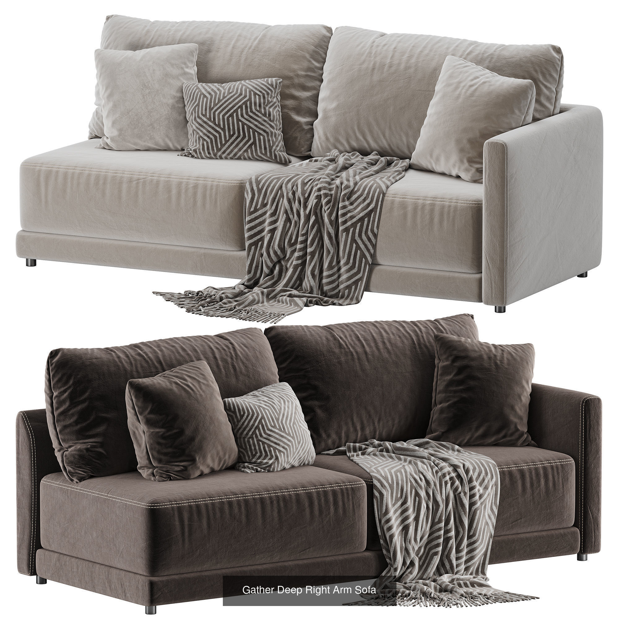 Hurry up to shop 28 perfect sofa models 3D Model Collection_14