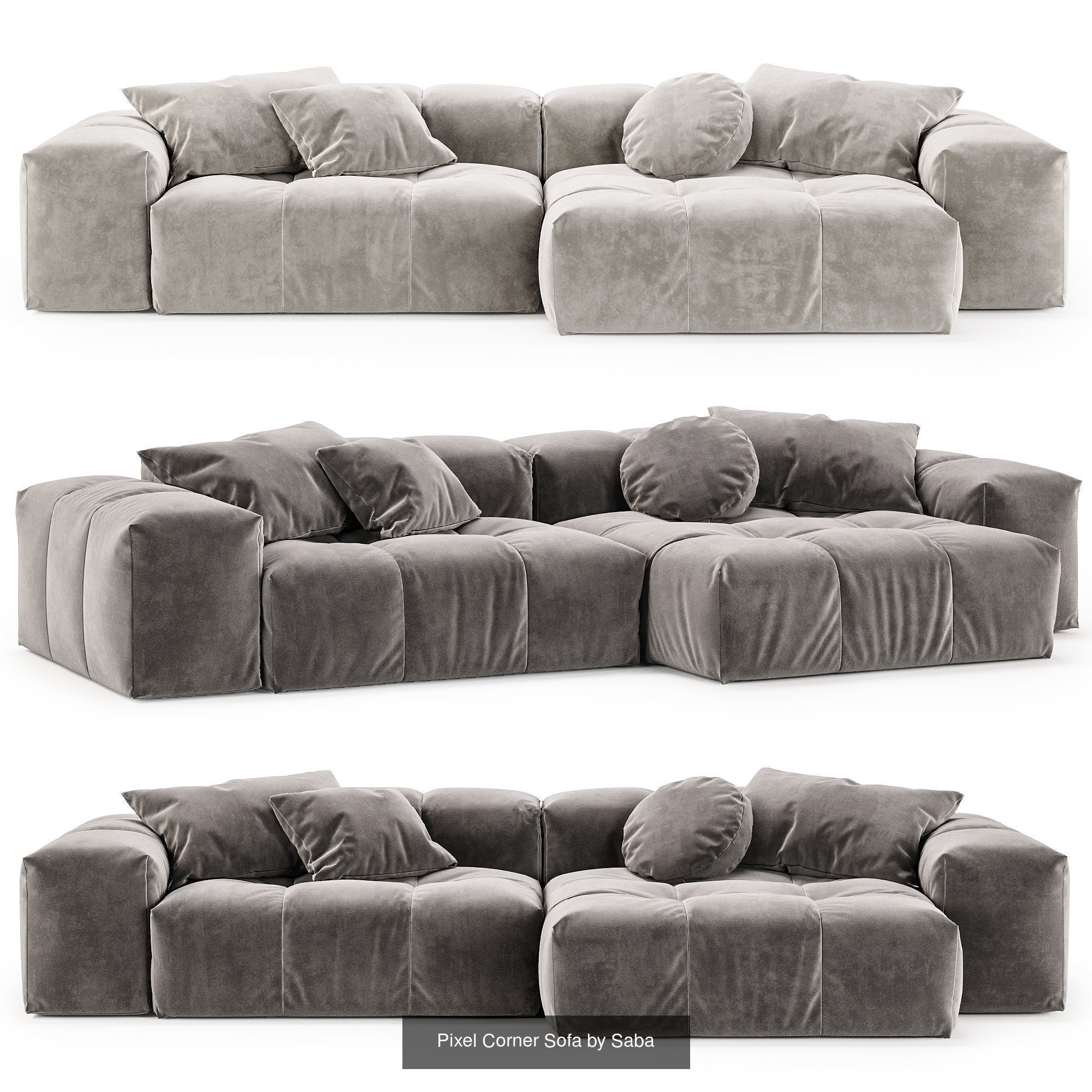 Hurry up to shop 28 perfect sofa models 3D Model Collection_9