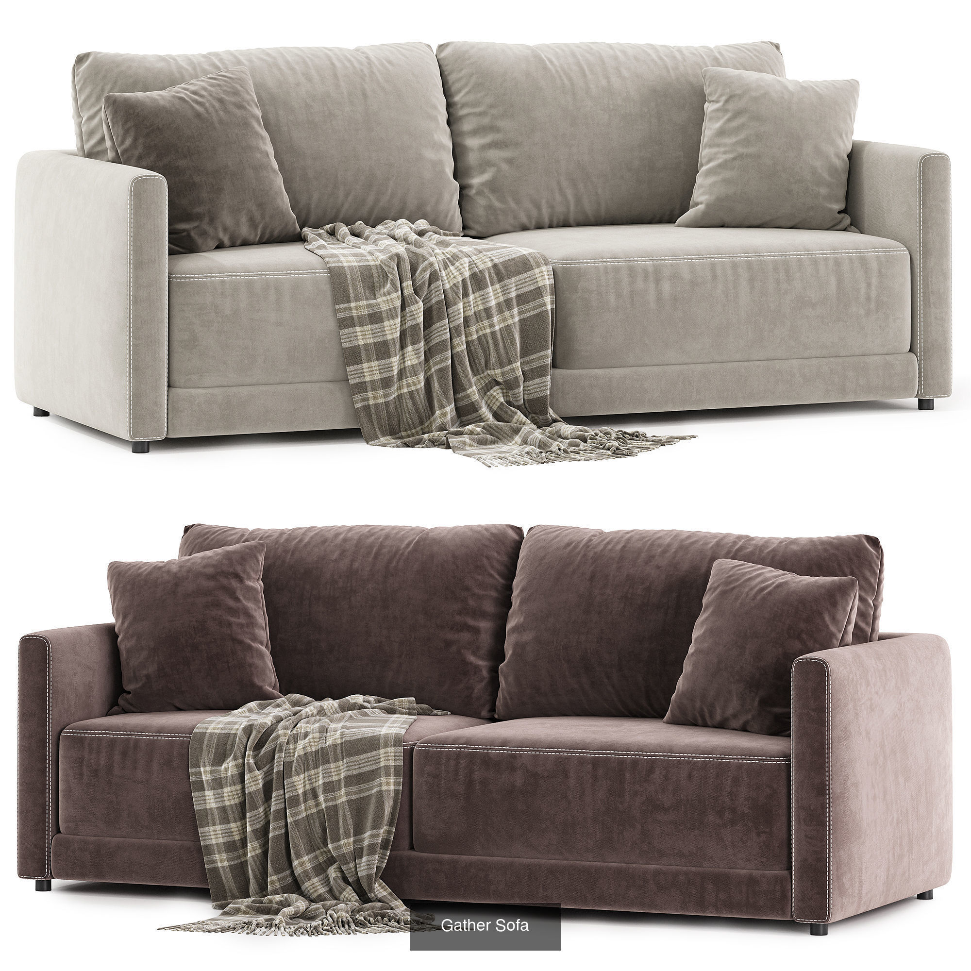 Hurry up to shop 28 perfect sofa models 3D Model Collection_11