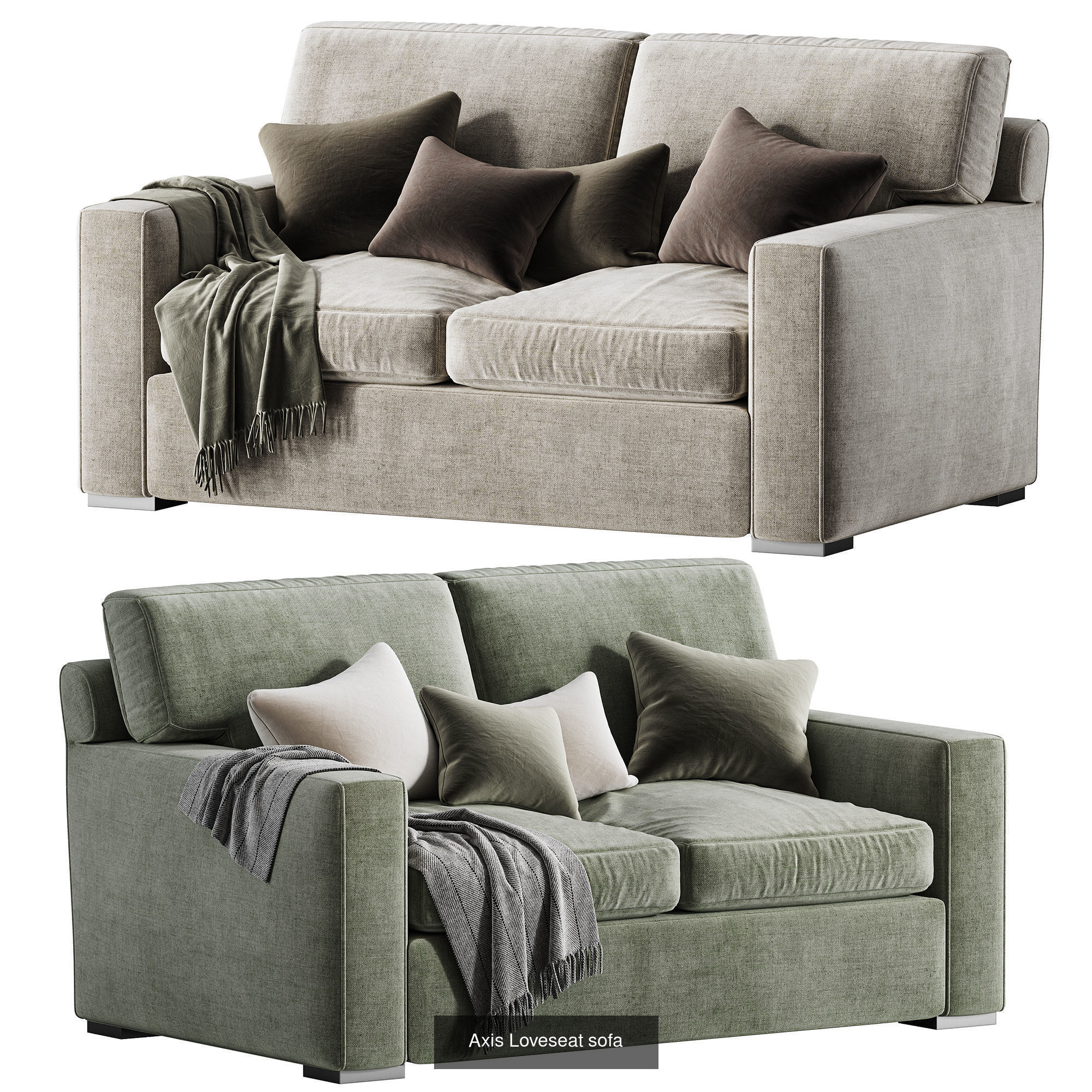 Hurry up to shop 28 perfect sofa models 3D Model Collection_23