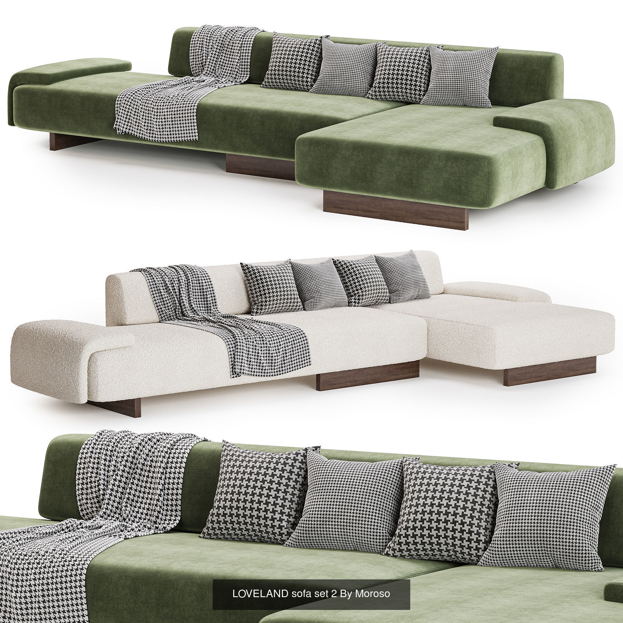 Hurry up to shop 28 perfect sofa models 3D Model Collection_28