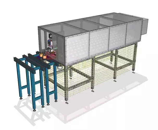 accumulation and cooler line 3D model