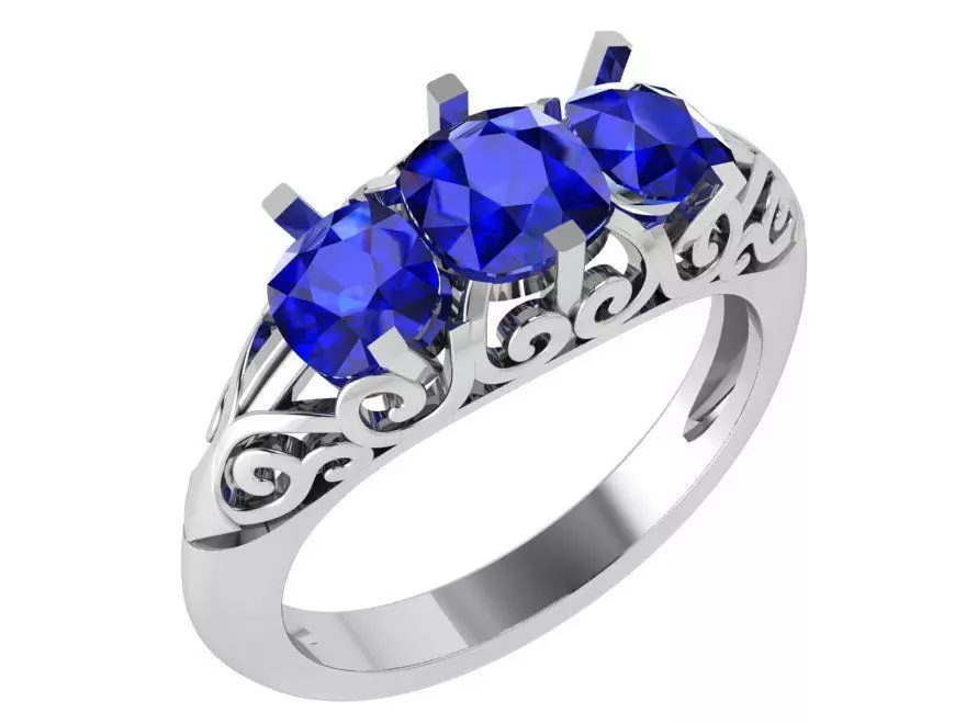 Cushion Engraving Ring 4478 3D print model