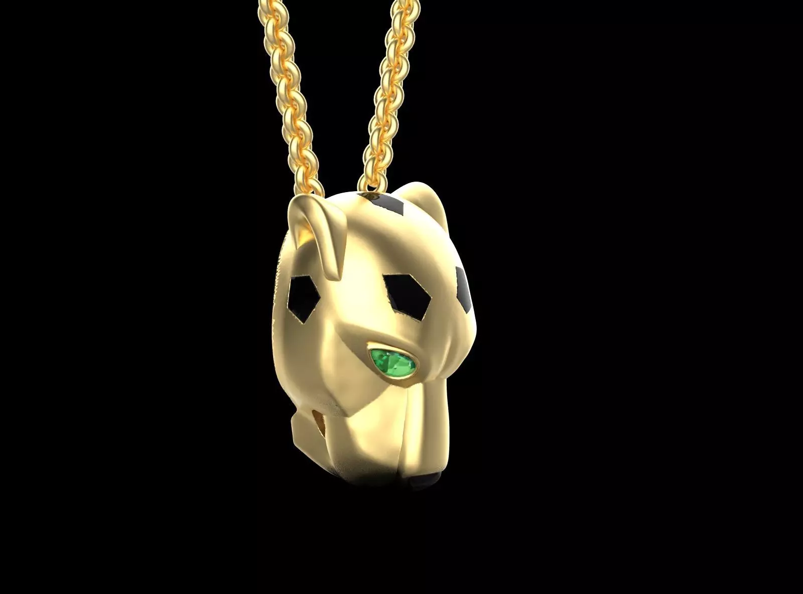 PENDANT PANTHER 3D print model_27