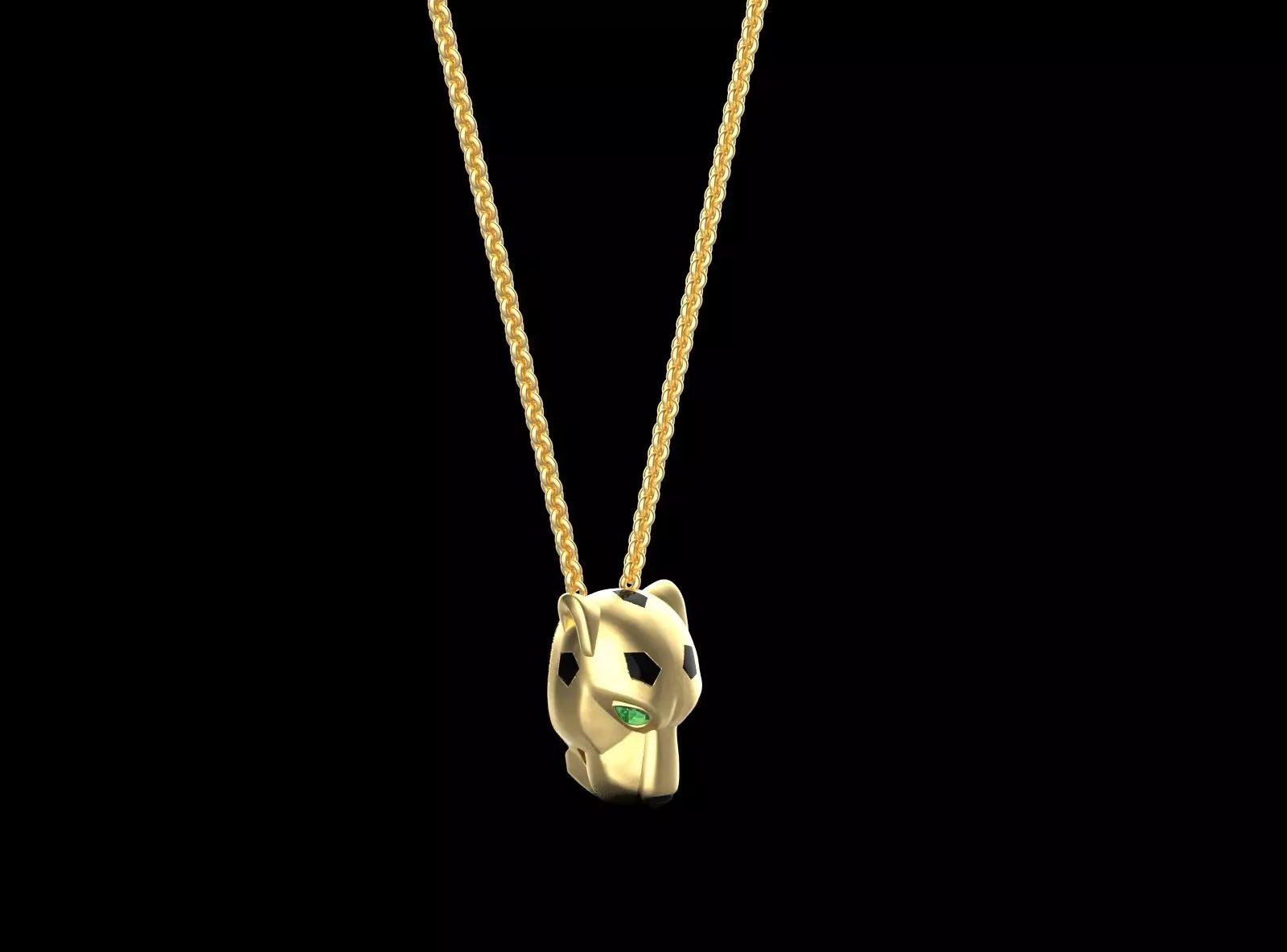 PENDANT PANTHER 3D print model_16
