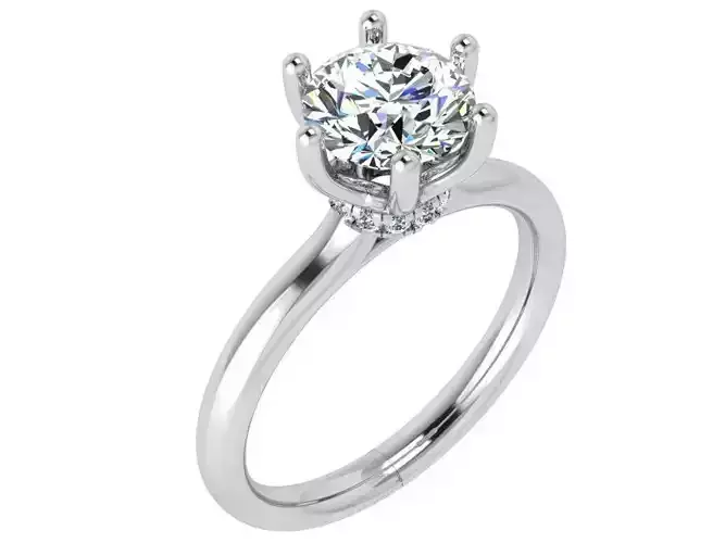 Round Diamond Ring 4490