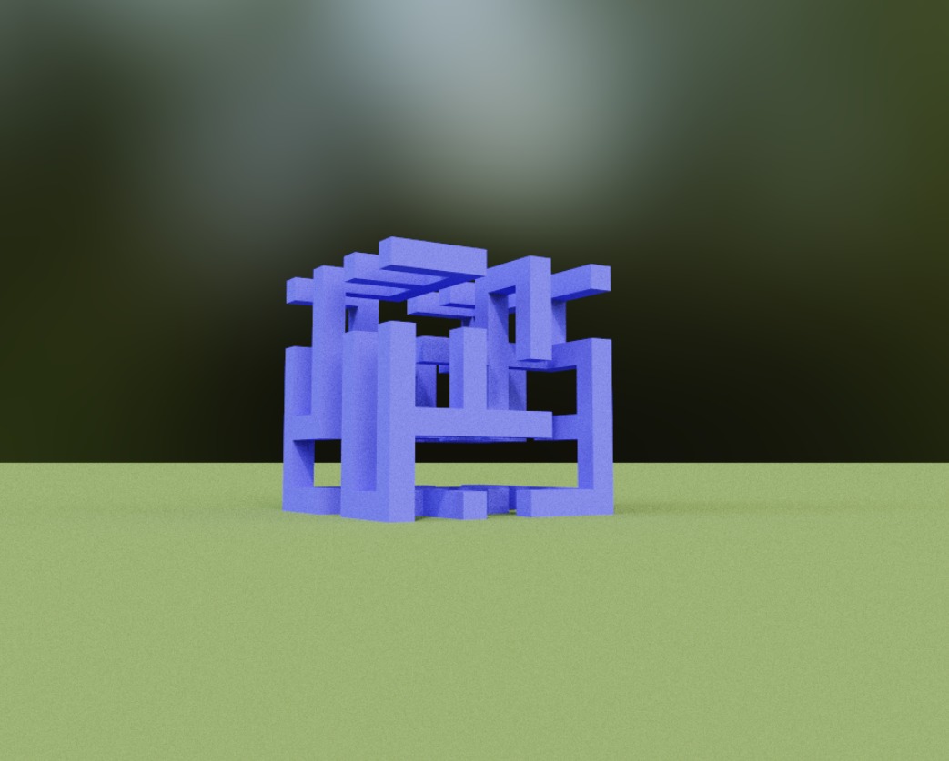 Tiny Maze Cube 3D model_6