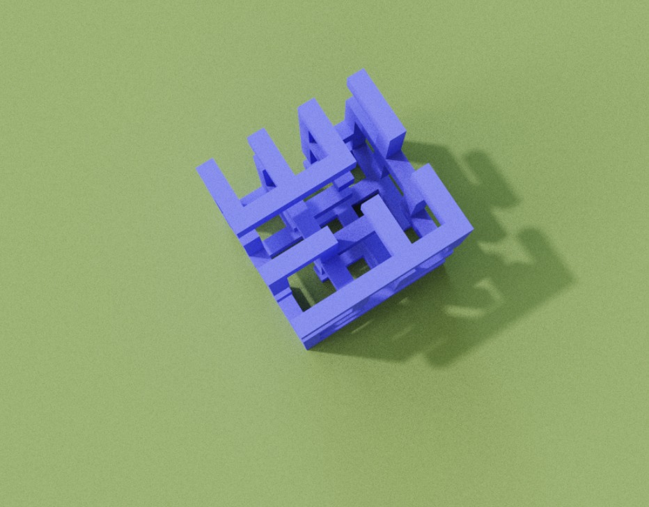 Tiny Maze Cube 3D model_13