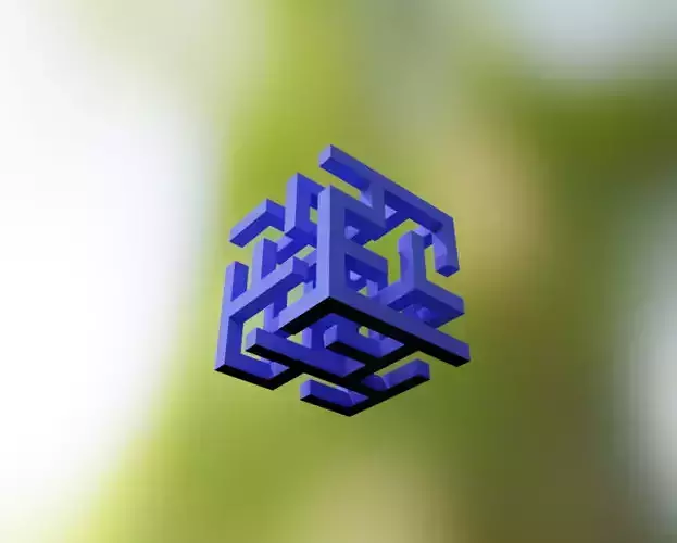 Tiny Maze Cube 3D model