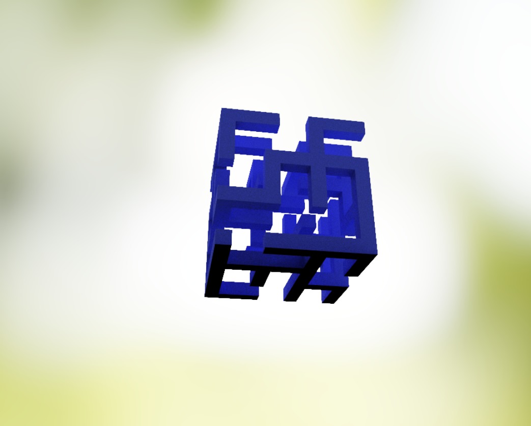 Tiny Maze Cube 3D model_10