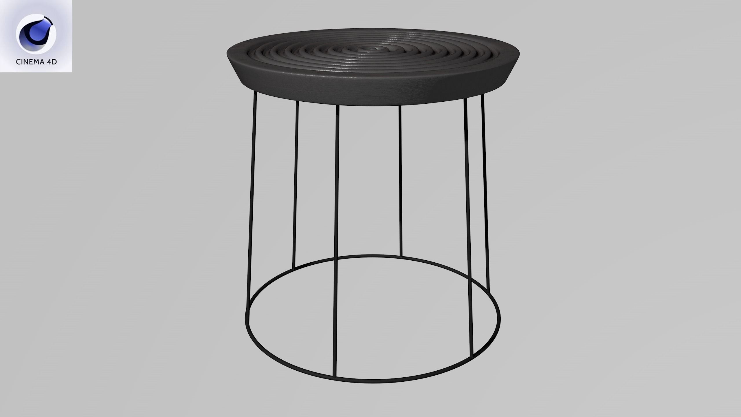 Coffee Table Kraplyna Low-poly 3D model_28