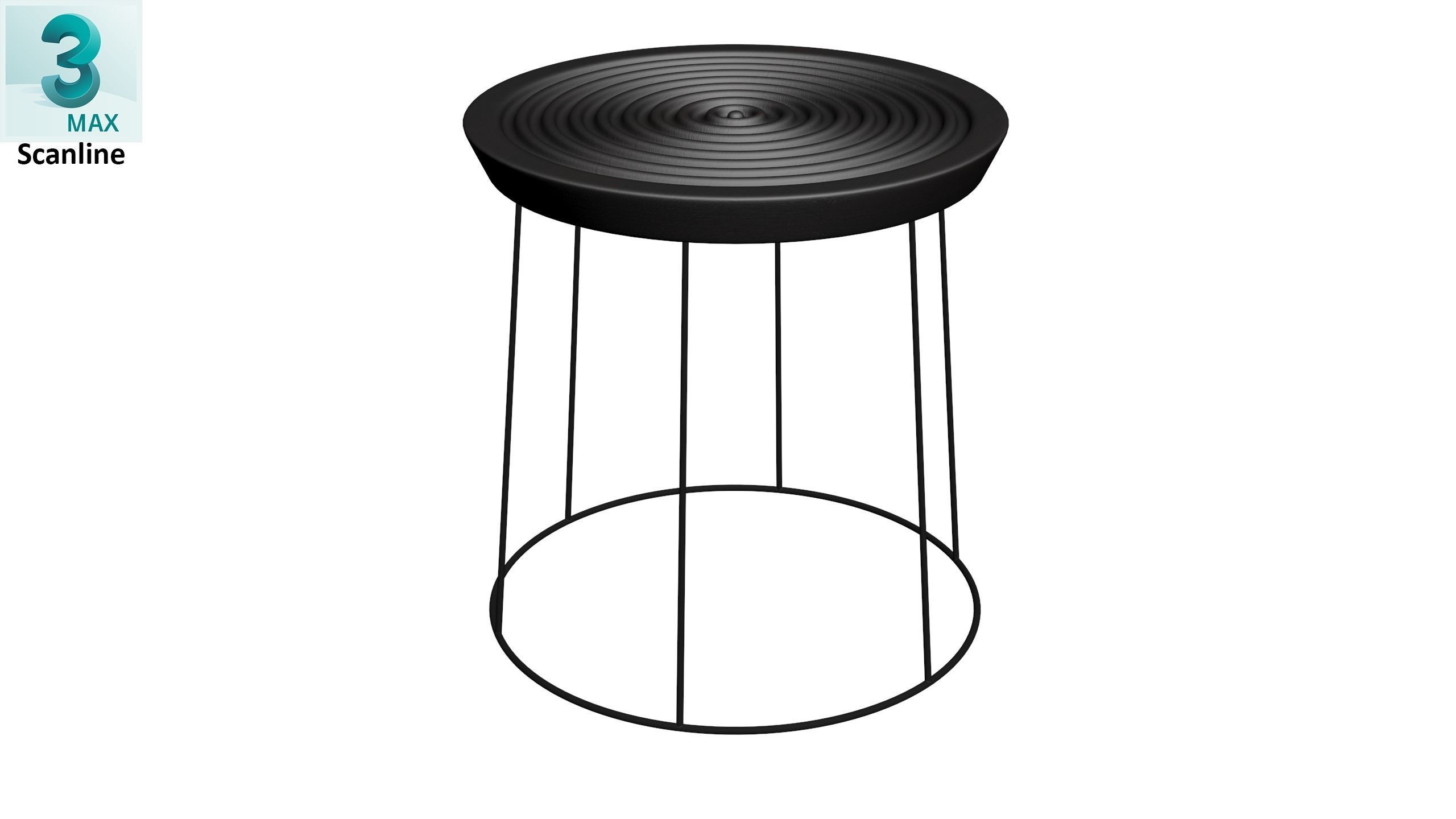 Coffee Table Kraplyna Low-poly 3D model_24